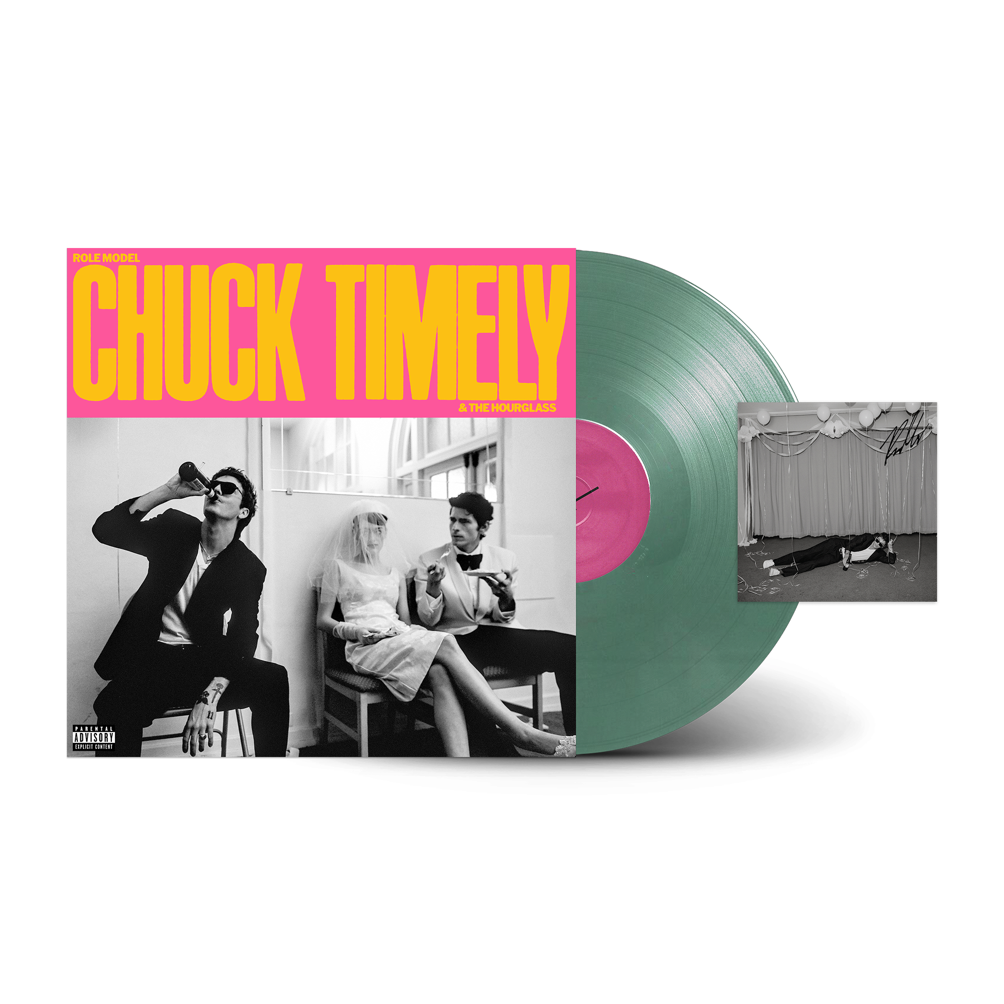 Chuck Timely & The Hourglass Store Exclusive Pistachio Vinyl + Signed Art Card