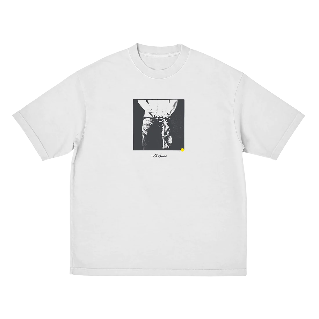 Role Model - Oh Gemini White Photo Tee