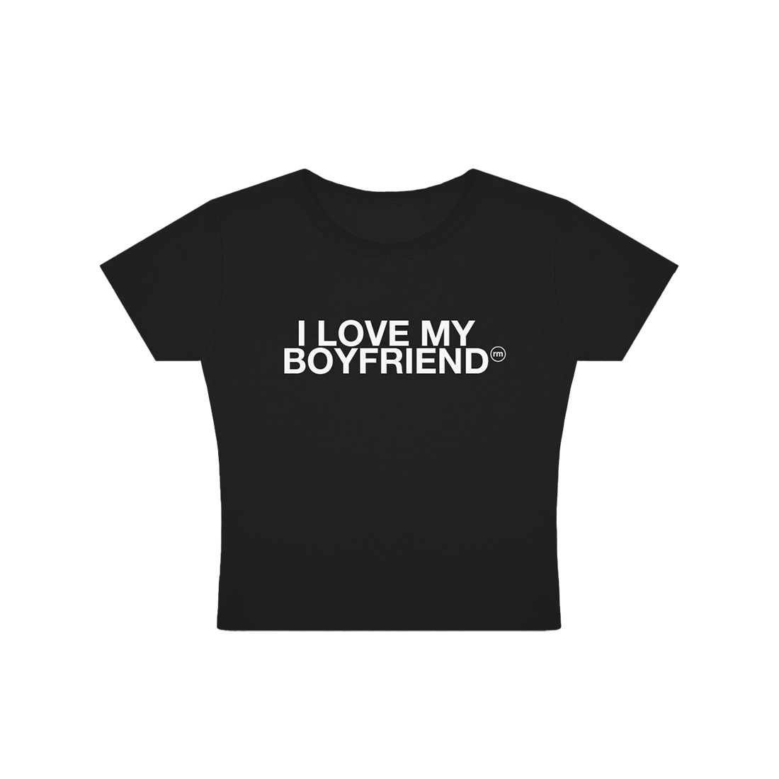 I Love My Boyfriend Baby Tee - Role Model UK