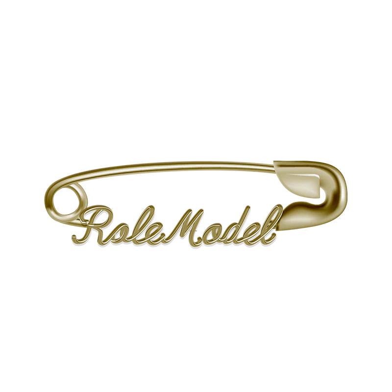Role Model - Jumbo Gold Safety Pin