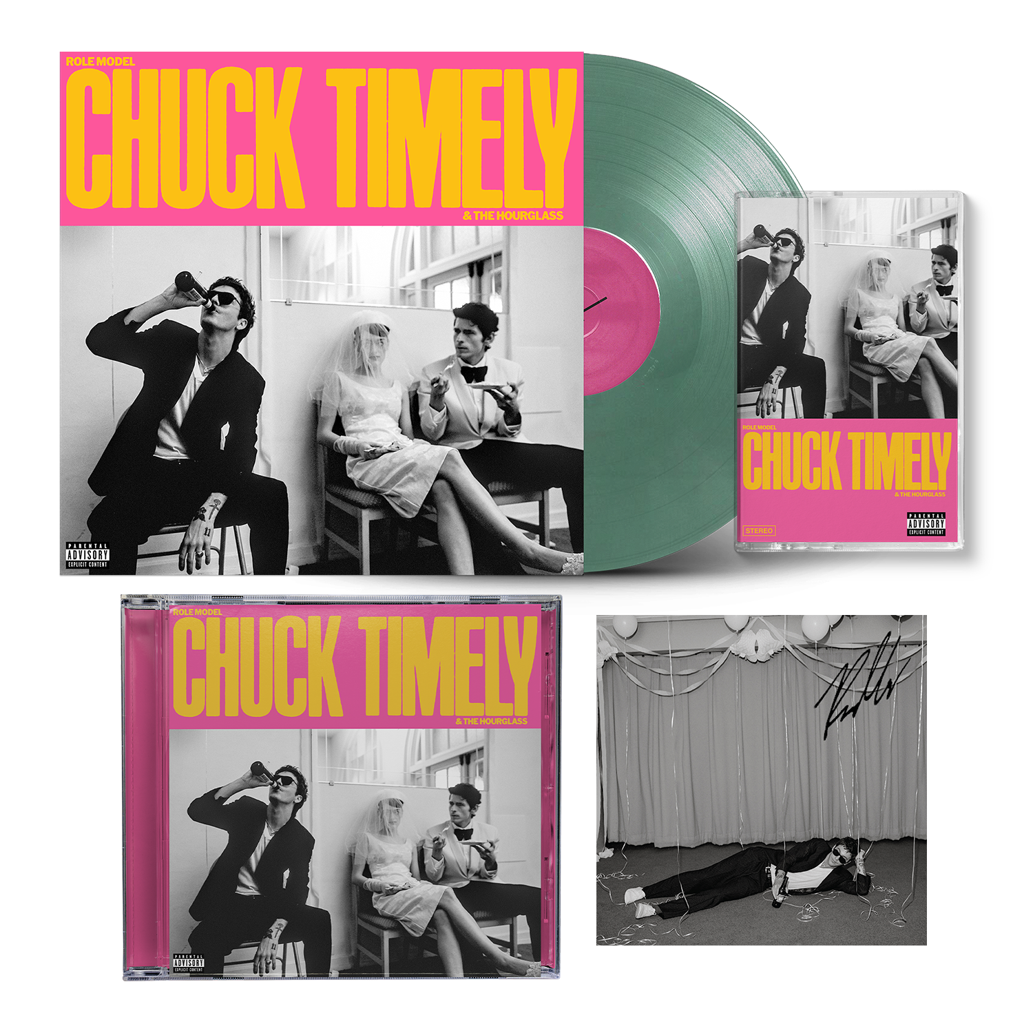 Chuck Timely & The Hourglass Pistachio Vinyl, CD & Cassette