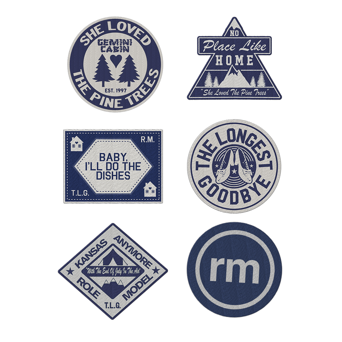 Role Model - camp kansas anymore iron on patches
